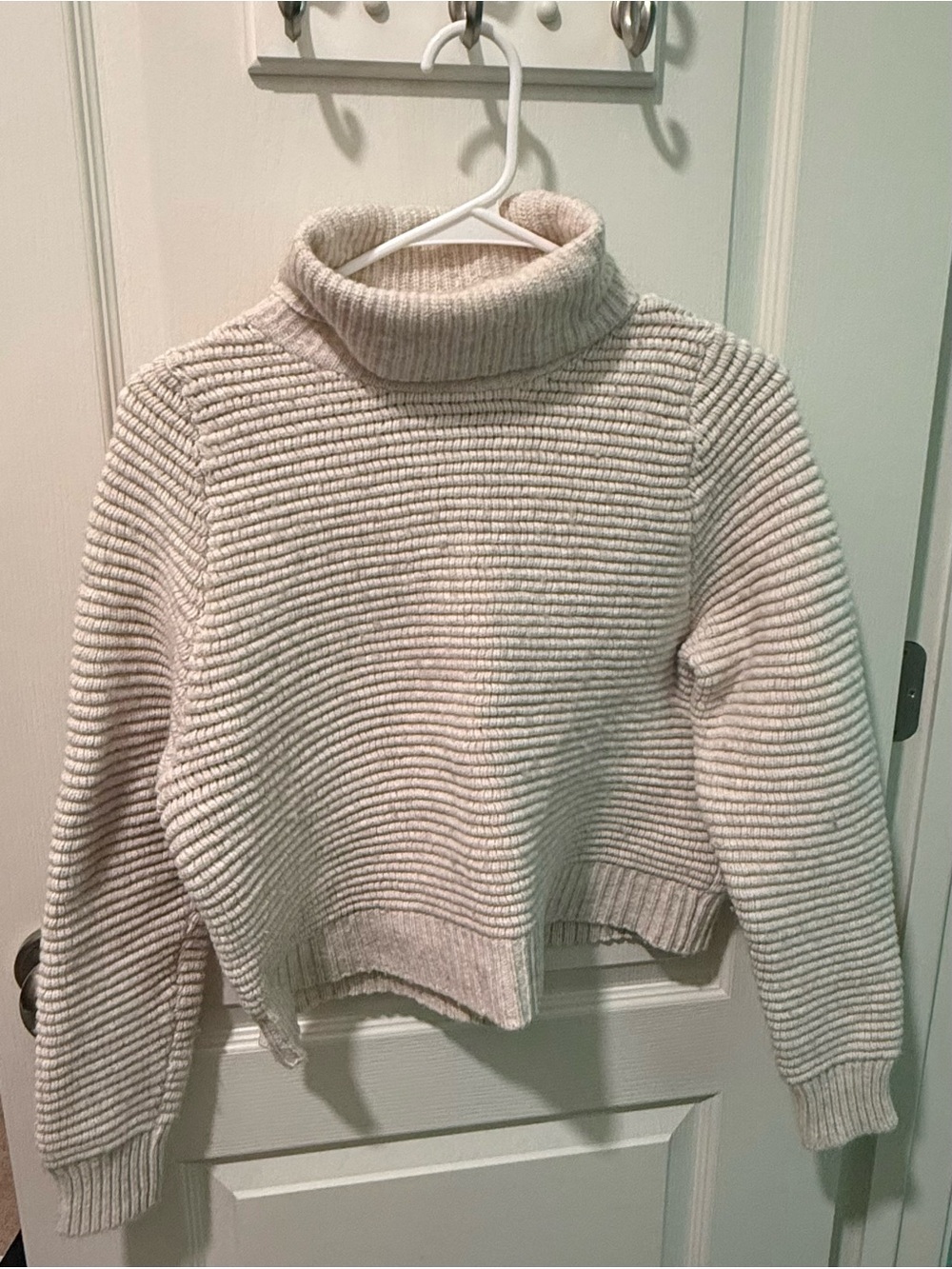 Madewell Ribbed side button Turtleneck Sweater - Women